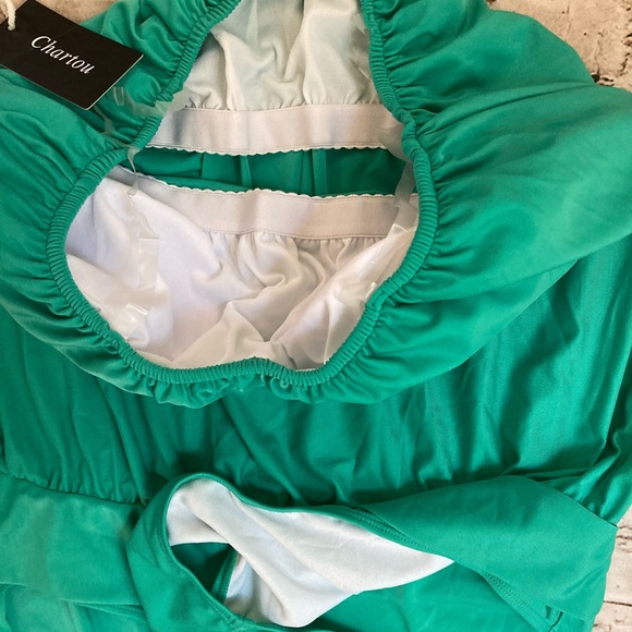 NWT Chartou collection, light green, one piece swimsuit. Size XL. - Picture 5 of 8